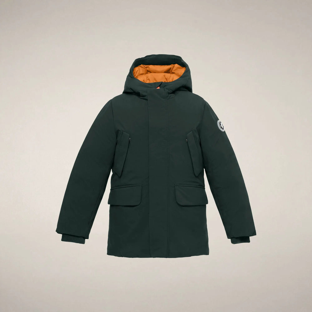 Nori Green and Amber Orange