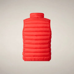 fiery red