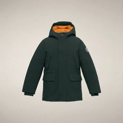 Nori Green and Amber Orange